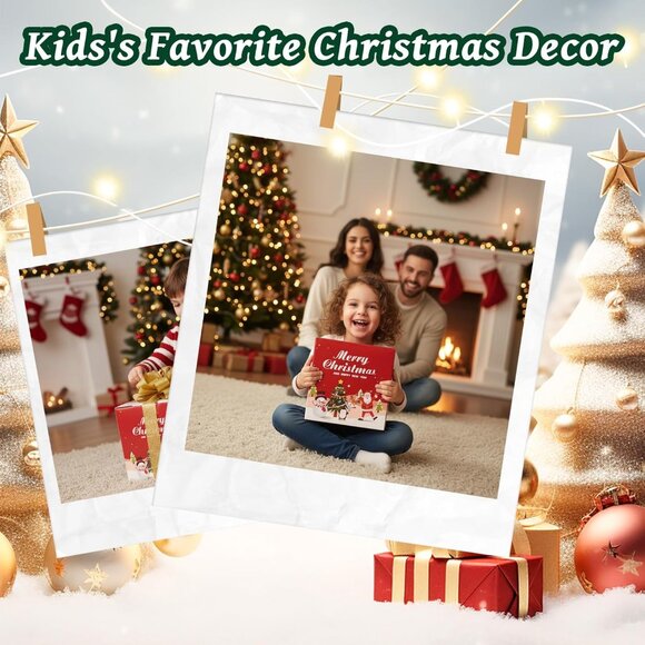 ⚡9FT Christmas Inflatable Santa Airplane Built-in LED Light Outdoor Decoration - Picture 7 of 7